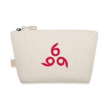666 Satan Symbol Böse Teufel - Bio-Täschchen - Natur - Vorne