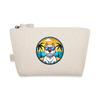 Dogue Argentino Chien Race Dessin Animé Lunettes De Soleil Plage - Trousse biologique - nature - Devant