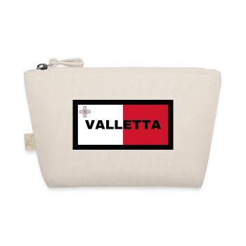 Valletta City in Malta Flag - Organic Pouch - nature - Front