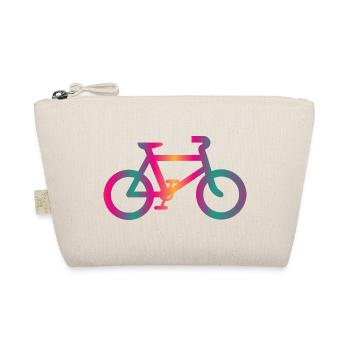 FAHRRAD. RADFAHREN. ÖKOLOGIE. UMWELT. - Bio-Täschchen - Natur - Vorne