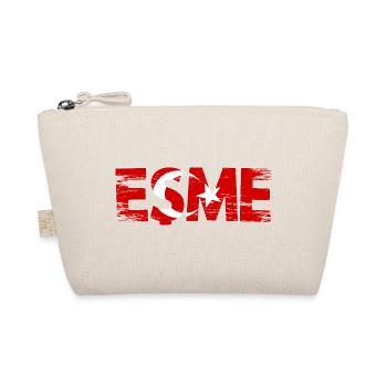 Esme Türkei Flagge Usak used - Bio-Täschchen - Natur - Vorne