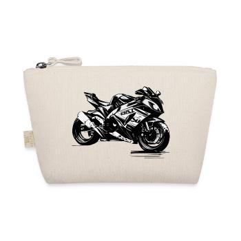 Zeigen Sie Ihren Stil mit unseren Motorradlogos - Bio-Täschchen - Natur - Vorne