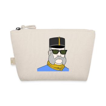 Kaiser Franz Joseph mit Sonnenbrille – K&K - Bio-Täschchen - Natur - Vorne