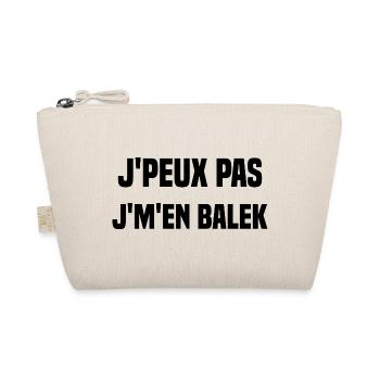 J'peux pas j'm'en balek - Trousse biologique - nature - Devant