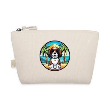 English Springer Spaniel Hunderasse Cartoon Beach - Bio-Täschchen - Natur - Vorne