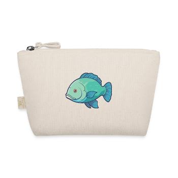 Napoleon Lippfisch Cartoon Kawaii Illustration - Bio-Täschchen - Natur - Vorne