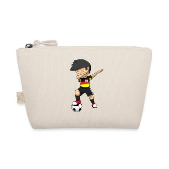 Soccer Boy Dabbing Fußballjunge Fußball Junge - Bio-Täschchen - Natur - Vorne