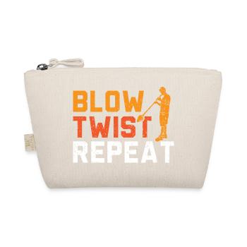 Blow Twist Repeat Gaffer Glasbläser Glasblasen - Bio-Täschchen - Natur - Vorne