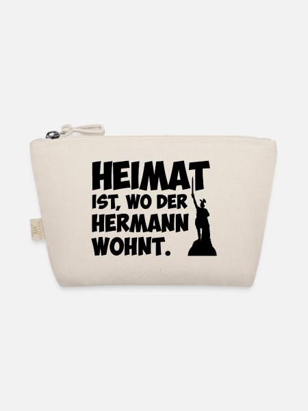 Heimat ist, wo der Hermann wohnt. - Bio-Täschchen - Natur