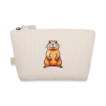 Gopher Buntes Aquarell Cartoon Kawaii Tier - Bio-Täschchen - Natur - Vorne
