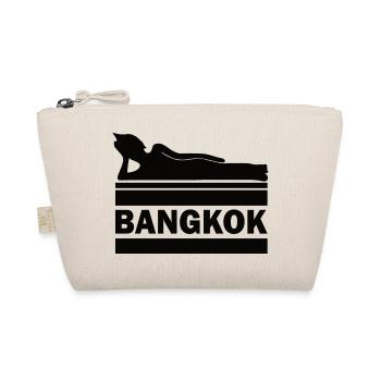 Bangkok Buddha Thailand Temple Wat Pho Souvenir TH - Organic Pouch - nature - Front