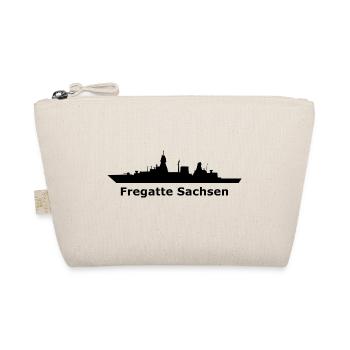Fregatte Sachsen (Black-Design) - Bio-Täschchen - Natur - Vorne