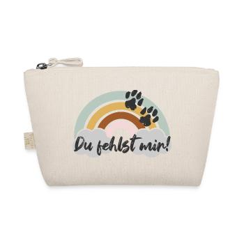 Du fehlst mir! - Bio-Täschchen - Natur - Vorne