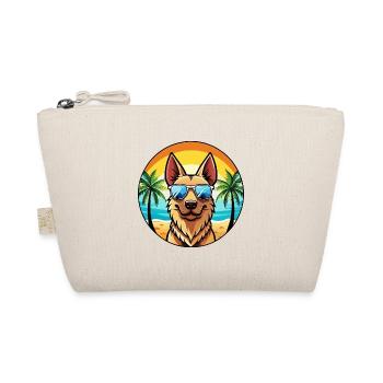 Berger Hollandais Chien Race Dessin Animé Lunettes De Soleil Plage - Trousse biologique - nature - Devant