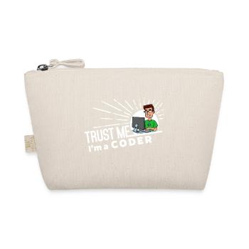 Trust me, I'm a Coder - Programmierer Spruch - Bio-Täschchen - Natur - Vorne