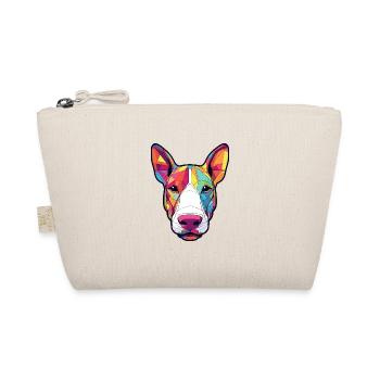 Bullterrier Miniatur Hund Rasse Cartoon Kawaii Il - Bio-Täschchen - Natur - Vorne