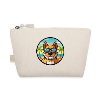 Cordoba Fighting Dog Breed Cartoon Sunglass Beach - Organic Pouch - nature - Front