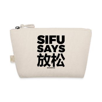 Sifu sagt Fang Song - Bio-Täschchen - Natur - Vorne