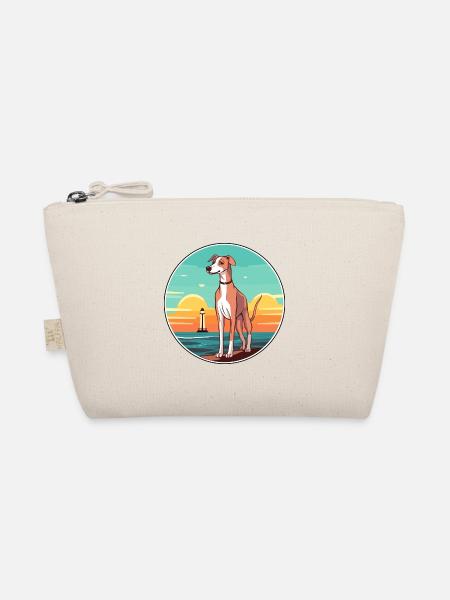 Englisch whippet Hund Rasse Cartoon Kawaii Clipart - Bio-Täschchen - Natur