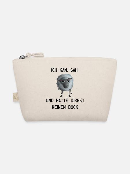 Keinen Bock Schaf - Ich kam, sah und hatte... - Bio-Täschchen - Natur