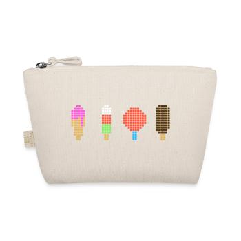 Pixel Eis - Retro Eiscreme - Bio-Täschchen - Natur - Vorne