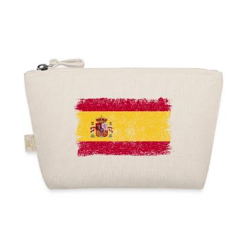 Spanische Flagge Spanien Spanienflagge - Bio-Täschchen - Natur - Vorne