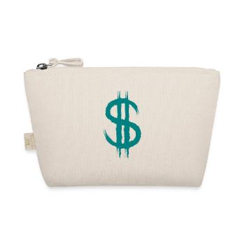 Dollarzeichen Dollar Zeichen Geld Bürste Geschenk - Bio-Täschchen - Natur - Vorne