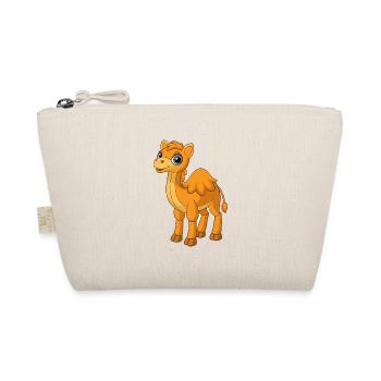 Kamel Niedliche Maskottchen Zeichentrickfigur Kawaii - Bio-Täschchen - Natur - Vorne