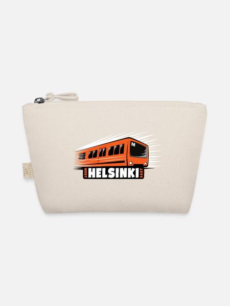 Helsinki Metro T-Shirts, Hoodies, Kleidung, Geschenke - Bio-Täschchen - Natur