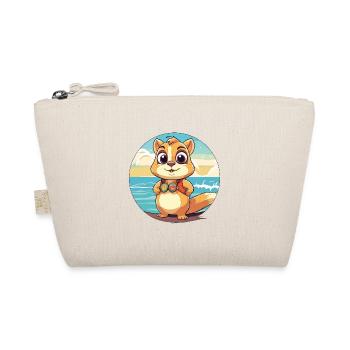 Chipmunk Aquarell Cartoon Kawaii Clipart Tier - Bio-Täschchen - Natur - Vorne