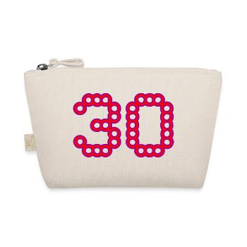 30. 30 YEARS. 30th ANNIVERSARY. 30 YEARS ANNIVERSARY. - Organic Pouch - nature - Front