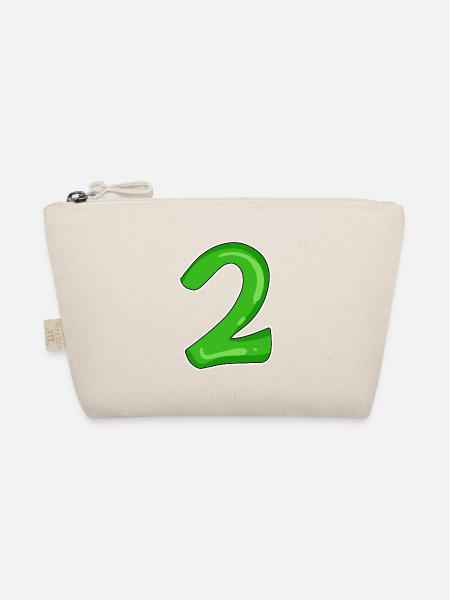 Number 2 green - Organic Pouch - nature