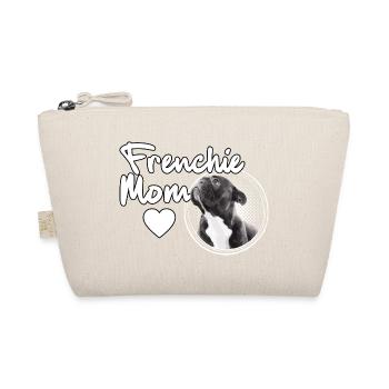 Frenchie Mom French Bulldog Mama - Bio-Täschchen - Natur - Vorne
