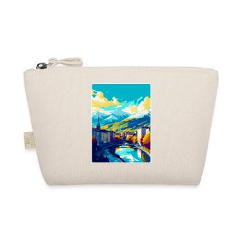 Grenoble France Vintage Travel Poster Souvenir WPA - Organic Pouch - nature - Front