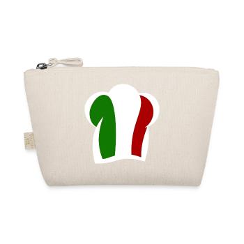 Italienische Kochmütze Küche Italia - Bio-Täschchen - Natur - Vorne