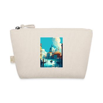 Venedig Italien Dekoration Markusplatz Souvenir - Bio-Täschchen - Natur - Vorne