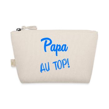 FATHER'S DAY. HAPPY FATHER'S DAY. DAD. HAPPY BIRTHDAY. - Organic Pouch - nature - Front