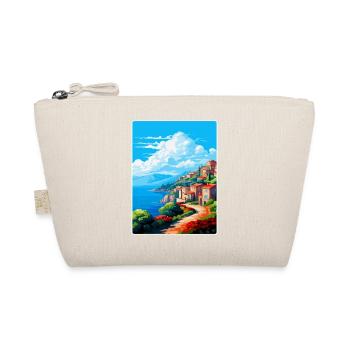 Elba Italien Vintage Reiseplakat Souvenir Souvenir - Bio-Täschchen - Natur - Vorne
