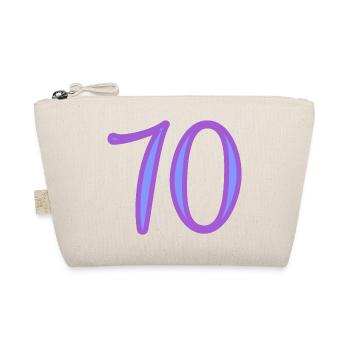 70. 70 ANS. 70e ANNIVERSAIRE. ANNIVERSAIRE 70 ANS. - Trousse biologique - nature - Devant