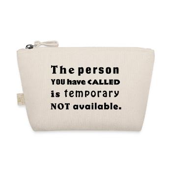 the person you have called - Bio-Täschchen - Natur - Vorne