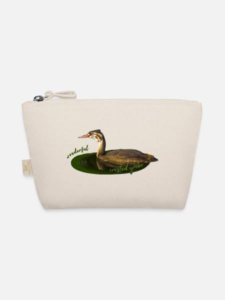 Haubentaucher - Bio-Täschchen - Natur