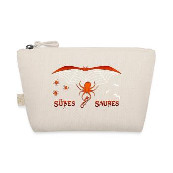 Süßes oder Saures Halloween - Bio-Täschchen - Natur - Vorne