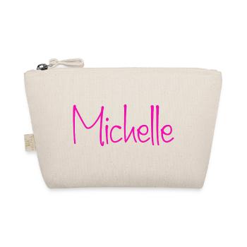 Michelle Neon-Handschrift - Bio-Täschchen - Natur - Vorne