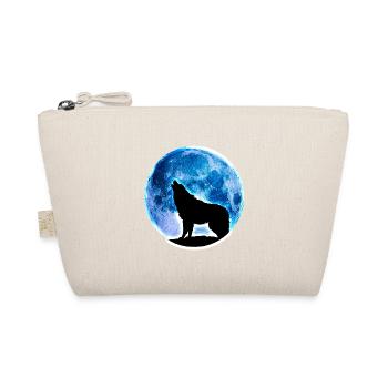 Wolf Vollmond - Bio-Täschchen - Natur - Vorne