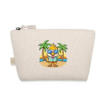 Duck Funny Cartoon Summer Beach Sunglasses - Organic Pouch - nature - Front