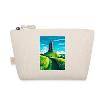 Glastonbury Tor Angleterre Royaume-Uni Affiche de voyage souvenir - Trousse biologique - nature - Devant