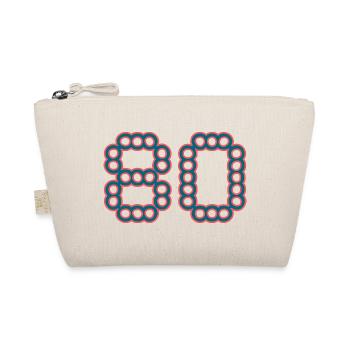 80. 80 ANS. 80e ANNIVERSAIRE. ANNIVERSAIRE 80 ANS. - Trousse biologique - nature - Devant