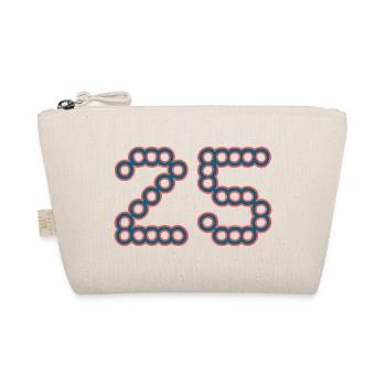 25. 25 YEARS. 25th ANNIVERSARY. 25 YEARS ANNIVERSARY. - Organic Pouch - nature - Front