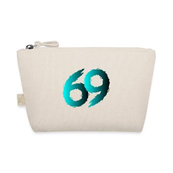 69 Symbol Zahl Neunundsechzig - Bio-Täschchen - Natur - Vorne