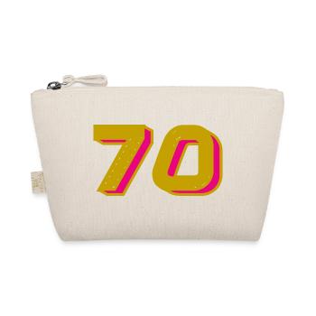 70. 70 ANS. 70e ANNIVERSAIRE. ANNIVERSAIRE 70 ANS. - Trousse biologique - nature - Devant